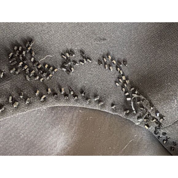 Vintage Jones New York Beaded dress, Black, Size 6 - Picture 8 of 9